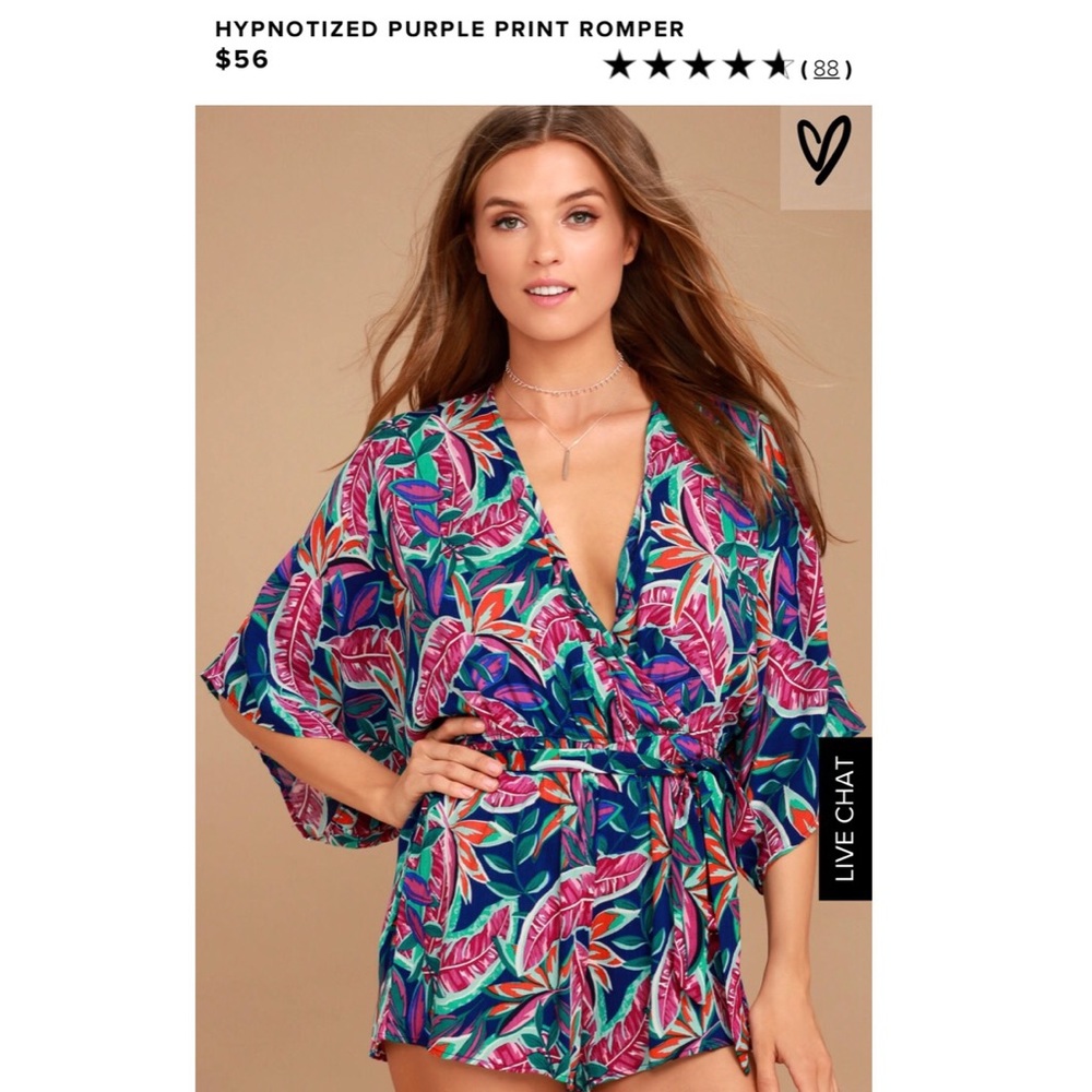 Lulu’s tropical romper